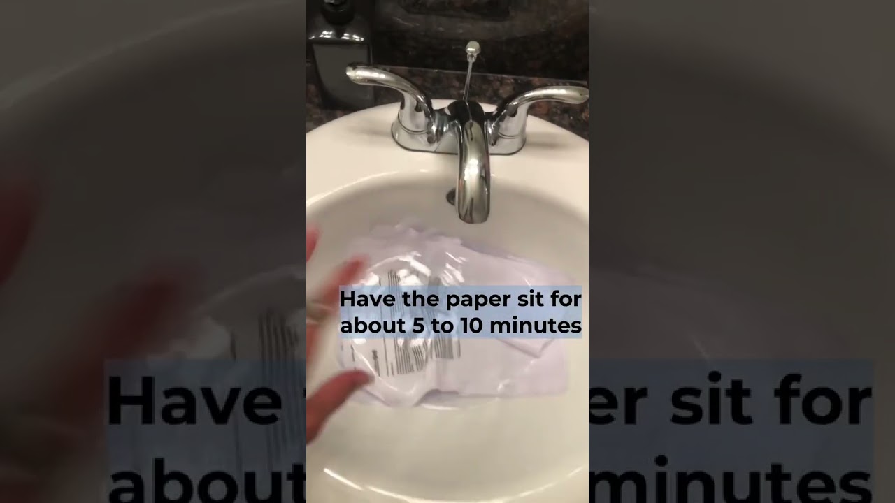 Shredding documents without shredder