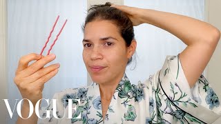 America Ferrera&#39;s No-Makeup Makeup Look | Beauty Secrets | Vogue