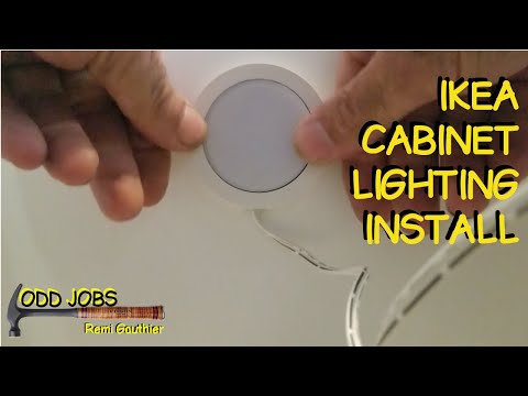 Ikea Cabinet Lighting Install