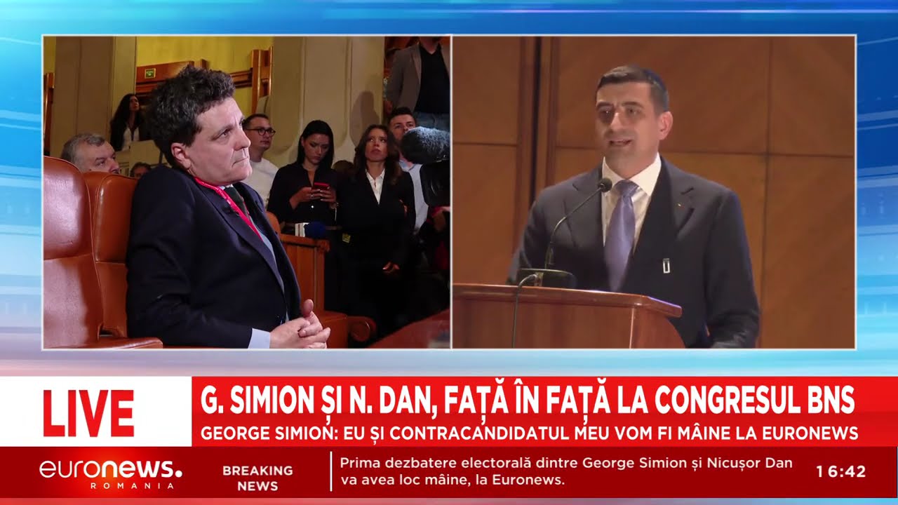 George Simion și Nicușor Dan, față-n față la Congresul Blocului Național Sindical