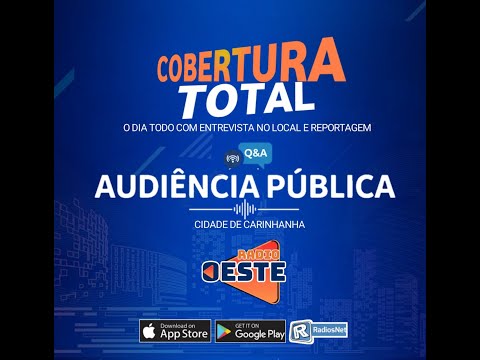 COBERTURA DA AUDIÊNCIA  PÚBLICA RADIO OESTE -JUNIO GUEDES 25/11