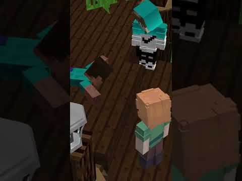 FILM vs REALITÄT - VOR EINEM KILLER WEGLAUFEN | MINECRAFT #SHORTS