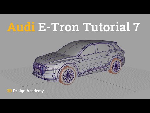 Advanced Autodesk Alias Tutorials - Audi E-Tron SUV 7