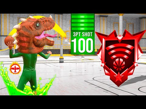 Dinosaur Mascot + Legend Limitless Range + Deep Bomber Takeover = UNLIMITED FULL COURT GREENS 2k25!