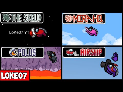 Evolution of Ejection animation ( The Skeld, Mira HQ, Polus, The Airship )