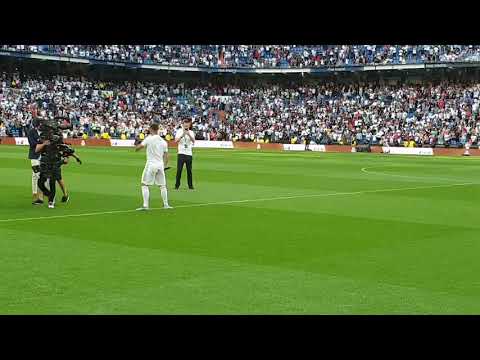 Eden Hazard's Real Madrid presentation