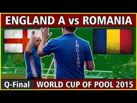 England A vs Romania | QuarterFinal | Full HD | 2015 World Cup of Pool