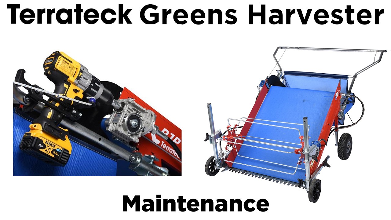 Maintenance: Terrateck Drill Powered Greens Harvester
