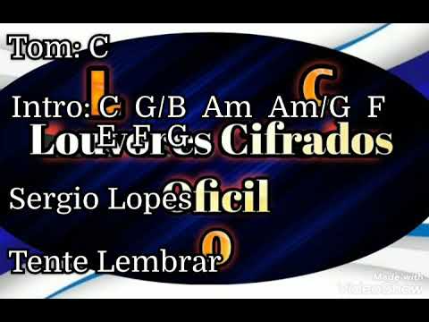 Tente Lembrar - Sérgio Lopes