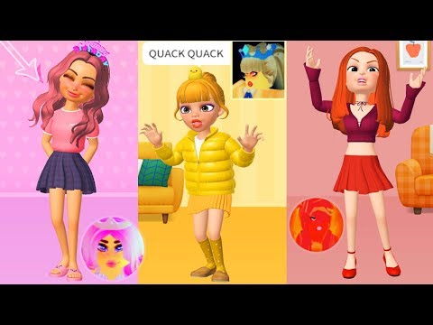 ROYALE HIGH PRINCESSES in ZEPETO! Duckie, Bubblegum Princess & Fuego Video