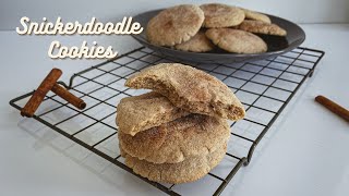 Soft & Chewy Snickerdoodle Cookies | Fall Recipes