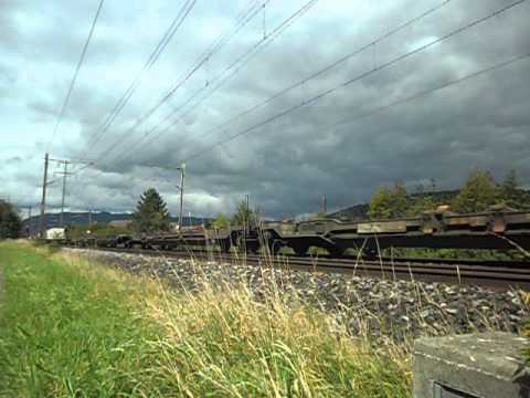 Bahnverkehr zwischen Eiken und Frick Teil 1