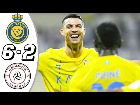 Al Nassr vs Al Shabab 6-2 All Goals & Highlights 2023 Ronaldo Goal #ronaldo #cr7 #alnassr #football