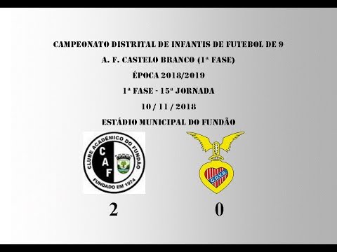 20181110 - Fut 9 - 1ª Fase - 15ª Jornada - CAF - GDV Sernache - Resumo