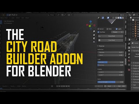 blender city roads builder addon