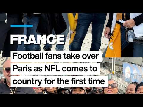 France: Football fans take over Paris as NFL comes to country for the first time