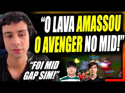 BRUCER ANALISOU O LAVA ENFRENTANDO O AVENGER NO MID DA SOLOQ (IRELIA vs. AKALI)