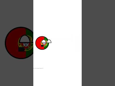 The chase! (Countryballs animation)#countryballs #shorts #videos #portugal #germany #country #chase