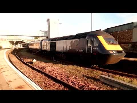 43142 & 43168 also 170430 in action at Perth Scotland