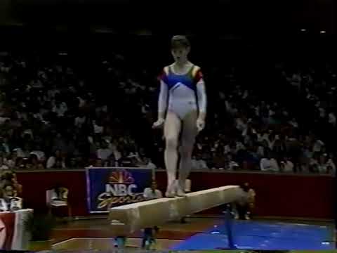 🥇 Cristina Bontas 🇷🇴 BB 9.950 1991 USA vs ROM