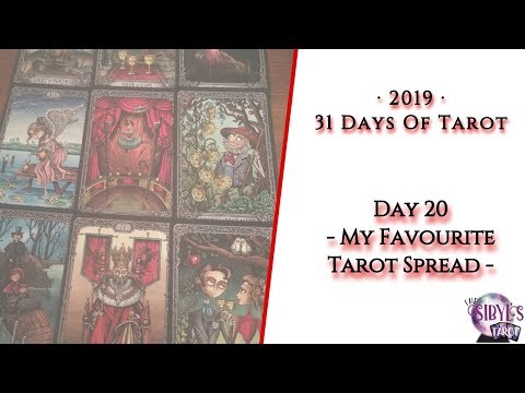 #31daysoftarot19 - Day 20 - My favourite spread at the moment. - The Sibyl's Tarot