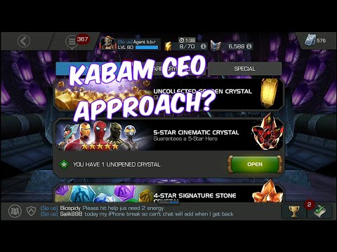 Opening A 5 Star Cinematic Crystal - Marvel Contest of Champions