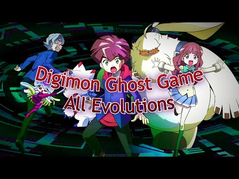 DIGIMON GHOST GAME | All Evolutions with Context (Subbed, HD)