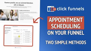 How to Add an Appointment Scheduling Form to the Funnel in Clickfunnels 2.0