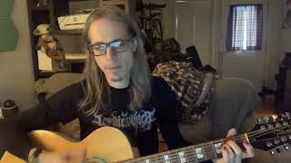 Acoustic cover of Warning “Footprints” on baritone 12 string