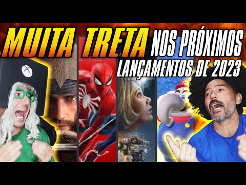 MUITA TRETA Avaliando os Próximos Lançamentos dos Games de 2023 #lançamento