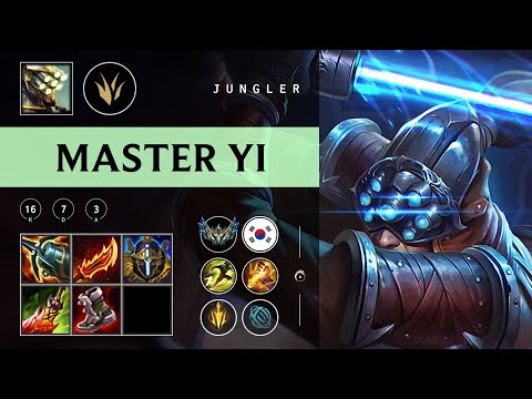 Master Yi Jungle vs Lee Sin - KR Challenger Patch 25.24
