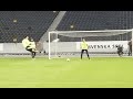 Ibrahimovic AMAZING bicycle kick in Sweden training - OMG