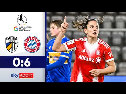 Bayern überrollt überfordertes Jena! | FC Carl Zeiss Jena - FC Bayern München | Frauen-Bundesliga