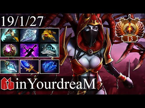 AGM.inYourdreaM - Queen of Pain | Midlane Gameplay Dota 2 Patch 7.34b