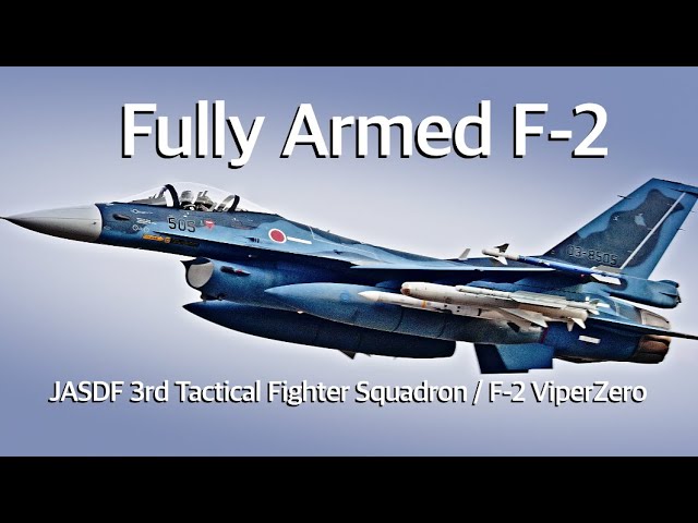 [百里基地]  フル兵装F-2戦闘機　Fully Armed F-2 ViperZero