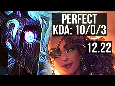 KINDRED & Braum vs SAMIRA & Nautilus (ADC) | 10/0/3, Quadra, 69% winrate | KR Master | 12.22