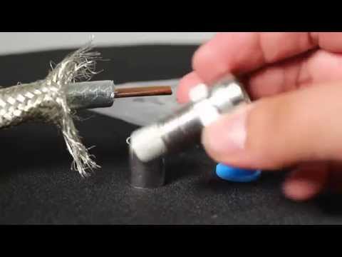 LMR600 Male Crimp Coax Connector | EZ-600-NMH-X