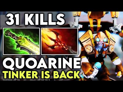 Quoarine Dotabuff Top 1 Tinker Is Back - Relaxing Dagon 5 Sound || Burst Build Dota 2