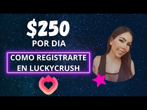 ¿Como registrarme en Luckycrush? ¿De qué trata LuckyCrush? | Gana DINERO Chateando con Extraños 2023