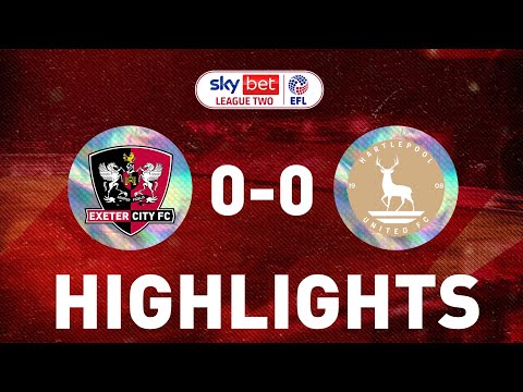 HIGHLIGHTS: Exeter City 0 Hartlepool United 0 (29/1/22) EFL Sky Bet League Two