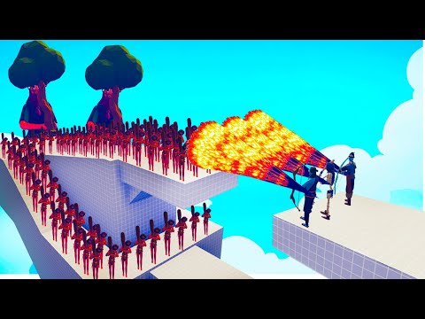 100x CLUBBER + 2x GIANT vs 1x EVERY GOD - Totally Accurate Battle Simulator TABS