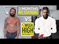 3 Months NO TRAINING vs 7 DAYS Intense WEIGHT LIFTING/DIET... The Result! (Fully Explained | Week 1)