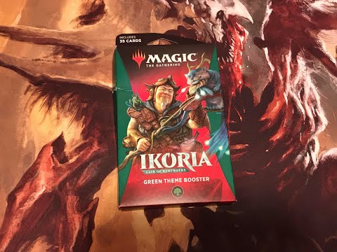 MTG Ikoria Lair of Behemoths Green Theme Booster Opening