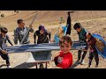 The Most Fascinating Moments Of Nomads Collaborating In Harvesting And Building Fences