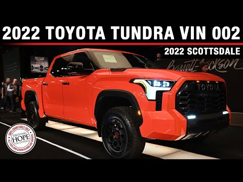CHARITY SALE - 2022 Toyota Tundra VIN 002 - BARRETT-JACKSON 2022 SCOTTSDALE AUCTION