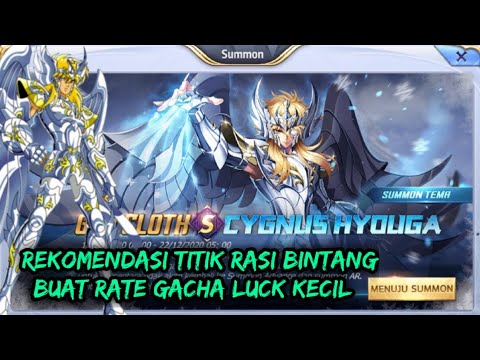 Rekomendasi Rasi untuk Gacha God Cloth Cygnus Hyoga - 30.000 diamond for small lucky