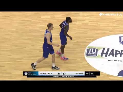 Highlights Fiba Happy Casa Brindisi - Doner Groningen  81 - 57