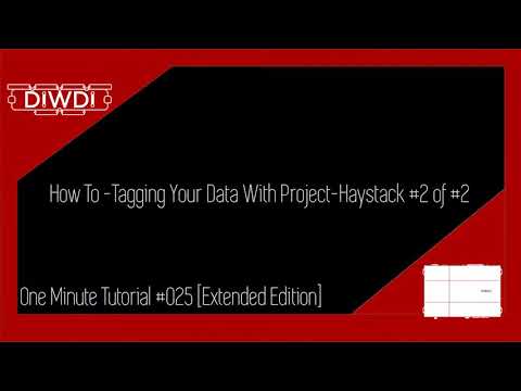 Tridium Niagara 4 OMT 025 - Tagging Your Data With Project Haystack - The Tagging Part
