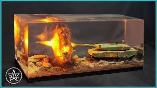 The tank of war II | AmazingTrungX DIY Epoxy Resin Diorama