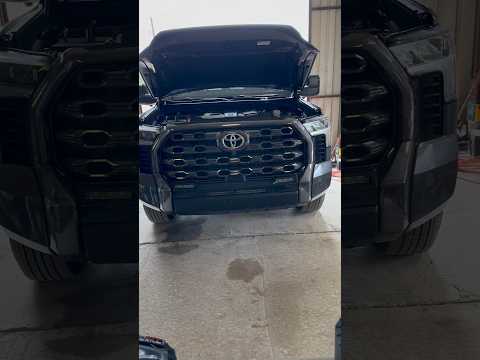 aFe intake install for Toyota Tundra